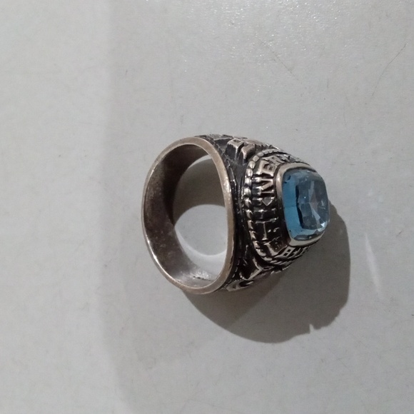 1986 high school silver ring - Picture 2 of 5
